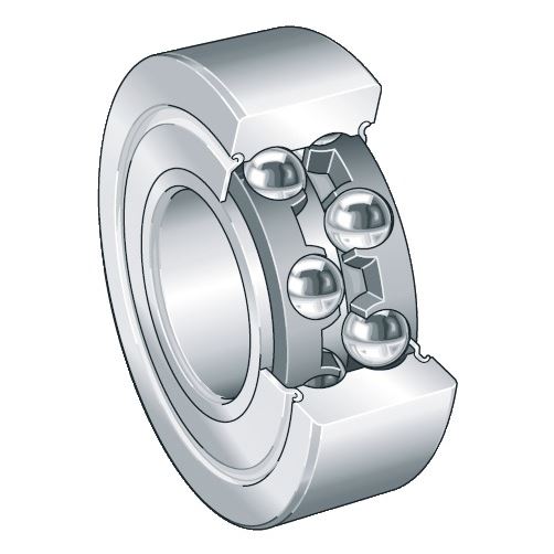 3203-BD-XL-2Z-TVH-C3 - kuličkové ložisko dvouřadé s kosoúhlým stykem oboustranně kryté plechem