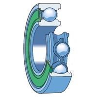 6313-2RS1/C3 - kuličkové ložisko jednostranně utěsněné pryžovým těsněním