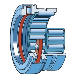 NKXR 50 Z - kombinované jehlové a axiální válečkové ložisko