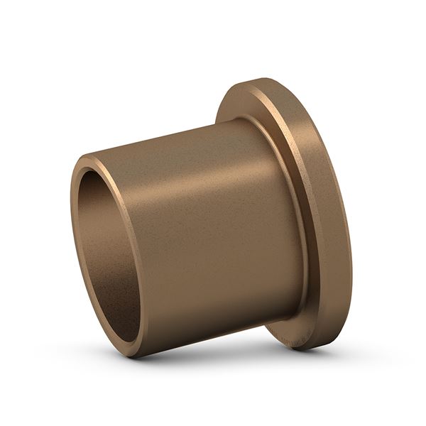 PSMF 152115 A51 - kluzné pouzdro, slinutý bronz s přírubou