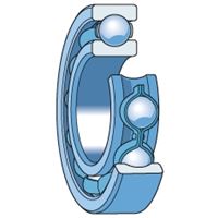 61803- kuličkové ložisko otevřené