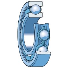 61803- kuličkové ložisko otevřené