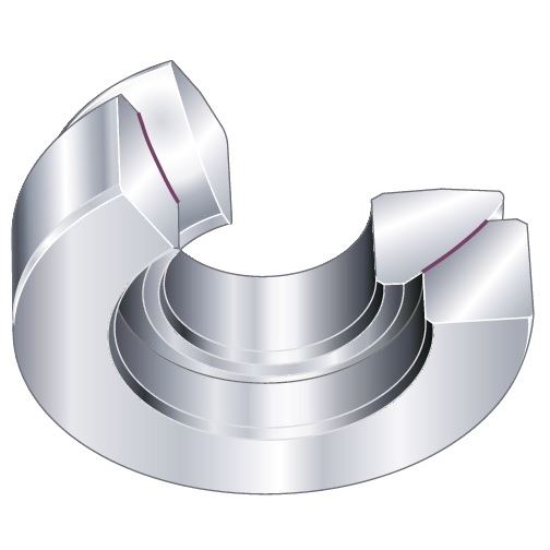 GE 100-AW-W11 - kloubové ložisko tvrdochrom/PTFE