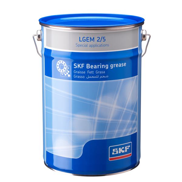 LGEM 2/5 - vysoce viskózní plastické mazivo s pevnými přísadami, sud 5 kg