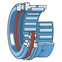 NKXR 15 - kombinované jehlové a axiální válečkové ložisko