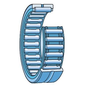 NKS 43 - jehlové ložisko bez vnitřního kroužku